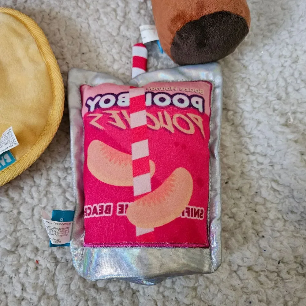 Bark‎ Box Lot of 6 Plush Dog Toys